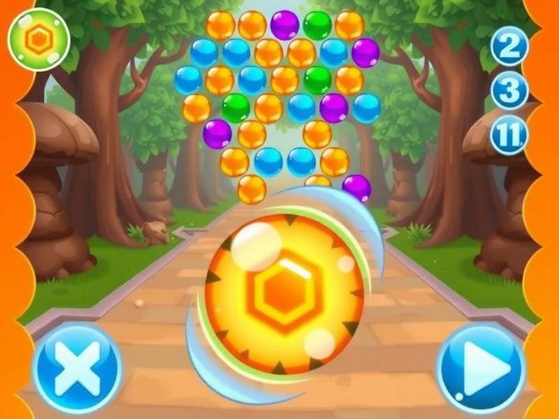 Tiger Ball Blitz colorful physics-based gameplay Tiger Ball Blitz gameplay screenshot showing colorful balls bouncing